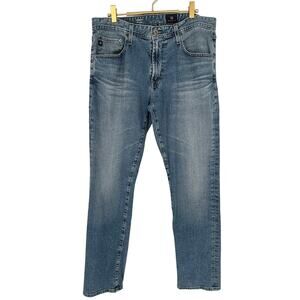 AG Everett Slim Straight Leg Jeans Men's Denim Size W34 x L32 Light Wash